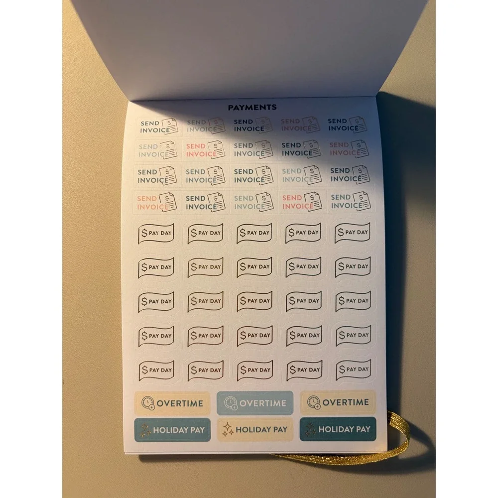 Passionate Penny‎ Pincher Business Edition Planner Sticker Book 15 Sheets 562ct